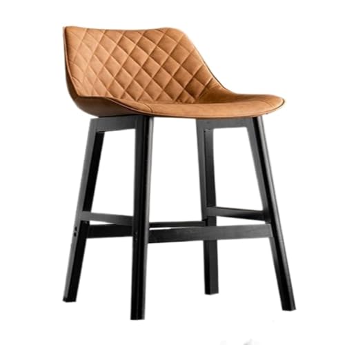 KZLJLJY Bar StüHle Barhocker, modern, minimalistisch, for Zuhause, Rückenlehne, hoher Hocker, Wohnzimmer, Balkon, Barhocker, Leichter Luxus-Barhocker Bar Chair (Color : G, Size : B) von KZLJLJY
