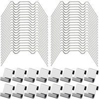 KZQ - 100 Gewächshaus-Verglasungsklammern. Enthält 50 Edelstahlklammern vom Typ w und 50 Gewächshausglasklammern vom Typ z. KZQ - 100 Gewächshaus-Verglasungsklammern. Enthält 50 Edelstahlklammern vom Typ w und 50 Gewächshausglasklammern vom Typ z. von KZQ
