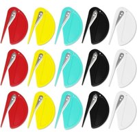 KZQ - 15-teiliger Mini-Brieföffner und Paketöffner: Effizientes Messer mit scharfen Kanten zum Schneiden von Umschlägen, Paketen und Papier in 5 KZQ - 15-teiliger Mini-Brieföffner und Paketöffner: Effizientes Messer mit scharfen Kanten zum Schneiden von Umschlägen, Paketen und Papier in 5 von KZQ