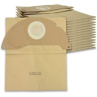 15er Pack Papierfilterbeutel kompatibel mit Kärcher Staubsaugern wd 2, mv 2, wd 2.200 bis wd 2.550 von KZQ