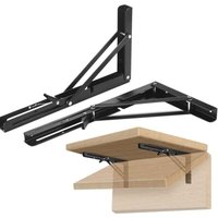 2 STÜCKE Klappregalhalterung Klapphalterung Wandregal Hochleistungsklapphalterung Schwarze Wandklapphalterung 2 STÜCKE Klappregalhalterung Klapphalterung Wandregal Hochleistungsklapphalterung Schwarze Wandklapphalterung von KZQ