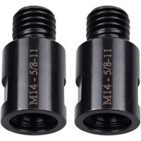 2 Stück Winkelschleifer-Adapter M14 Buchse auf 5/8-11 Stecker. Winkelschleifer-Dornadapter, Schnittstellenanschluss, Gewindeadapter 2 Stück Winkelschleifer-Adapter M14 Buchse auf 5/8-11 Stecker. Winkelschleifer-Dornadapter, Schnittstellenanschluss, Gewindeadapter von KZQ