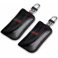 2er-Packung Signalblockierende Tasche für Autoschlüssel, blockiert RFID-Signale für Fahrzeugsicherheit und Diebstahlschutz-Fernbedienung (5 x 3,15 von KZQ