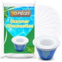 30 Stück Pool-Skimmer-Socken, Pool-Socken, elastischer Skimmer-Vorfilter aus Nylon mit ultrafeinem Netz 30 Stück Pool-Skimmer-Socken, Pool-Socken, elastischer Skimmer-Vorfilter aus Nylon mit ultrafeinem Netz von KZQ