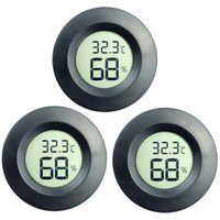 KZQ - 3er-Pack digitales Thermometer und Hygrometer mit LCD-Display und Feuchtigkeitsmesser für Luftbefeuchter, Luftentfeuchter, Gewächshäuser, KZQ - 3er-Pack digitales Thermometer und Hygrometer mit LCD-Display und Feuchtigkeitsmesser für Luftbefeuchter, Luftentfeuchter, Gewächshäuser, von KZQ