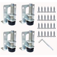 4 Stück robuste Möbel-Nivellierfüße M10, verstellbare Tische, Regale, Schränke, Arbeitsplatten mit Sicherungsmuttern - KZQ 4 Stück robuste Möbel-Nivellierfüße M10, verstellbare Tische, Regale, Schränke, Arbeitsplatten mit Sicherungsmuttern - KZQ von KZQ