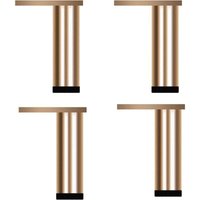 4-teilige Möbelbeine aus Aluminiumlegierung, verstellbare Sofabeine, Höhe: 6–40 cm, einstellbare Höhe 0–8 mm (200 mm/7,87 Zoll) von KZQ