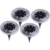 4er-Pack generische Solar-Straßenlaternen für den Außenbereich, IP65 wasserdichte LED-Solarleuchten, Landschaftsbeleuchtung für Garten, Hof, Weg von KZQ