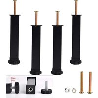 4er-Set verstellbare Möbelbeine, Stützfüße für Bettbeine, Ersatzfüße für Möbelbeine, Bettrahmenzubehör, höhenverstellbar 30 mm 4er-Set verstellbare Möbelbeine, Stützfüße für Bettbeine, Ersatzfüße für Möbelbeine, Bettrahmenzubehör, höhenverstellbar 30 mm von KZQ