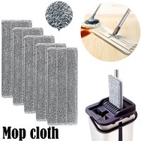 KZQ - 5 Stück Mikrofaser-Wischpads für Bodenwischer – Ersatz-Reinigungsmoppbezug – Flachmopp-Reinigungskopf – Mikrofaser-Reinigung – Reinigungstücher von KZQ