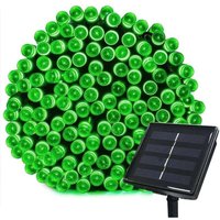 6,5 m lange Solar-Lichterkette, 30 LEDs, 8 Lichteffekte, Lichterkette, ideal für Garten, Pavillon, Terrasse, Hof, Zaun, Außendekoration (grün) von KZQ