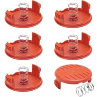 6 stück Ersatz Spool Kappe, trimmer Spool Kappe Abdeckungen für Black-Decker Rc-100-P Rasenmäher Afs Trimmer Spool 6 stück Ersatz Spool Kappe, trimmer Spool Kappe Abdeckungen für Black-Decker Rc-100-P Rasenmäher Afs Trimmer Spool von KZQ