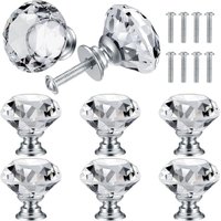 8 Kristallkugeln für Tür, Diamantschubladen, Diamantschubladen für Möbel, dekorative Schubladen für Armarios, Cajones und Küchen (30 mm) - KZQ von KZQ