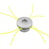 Aluminium-Freischneiderkopf, Aluminiumdrähte, Kopftrimmer, Kantenschneider, 4-Fäden, universeller Freischneiderkopf für Garten, Rasen, Terrasse Aluminium-Freischneiderkopf, Aluminiumdrähte, Kopftrimmer, Kantenschneider, 4-Fäden, universeller Freischneiderkopf für Garten, Rasen, Terrasse von KZQ