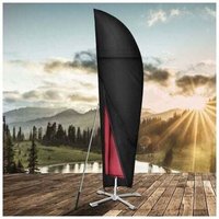 Ampelschirm-Abdeckung, wasserdicht, winddicht, UV-beständig, strapazierfähige Schutzhülle aus 210D-Oxford-Gewebe für Sonnenschirme mit Teleskopstange von KZQ