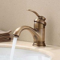 Antiker Wasserhahn im europäischen Stil, hochwertiger Kalt-/Warmwasserhahn über der Theke, Waschbecken-Wasserhahn Ikodm Antiker Wasserhahn im europäischen Stil, hochwertiger Kalt-/Warmwasserhahn über der Theke, Waschbecken-Wasserhahn Ikodm von KZQ