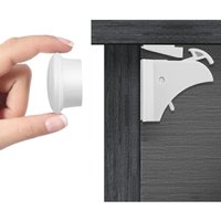 Baby-Sicherheitsschloss für Schranktüren – 4 Schlösser + 1 Schlüssel – Kindersicherung für Schubladen – Babyschloss – Magnetschlösser – Baby-Sicherheitsschloss für Schranktüren – 4 Schlösser + 1 Schlüssel – Kindersicherung für Schubladen – Babyschloss – Magnetschlösser – von KZQ