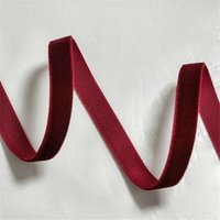 Burgunder Samtband 1cm x 12 Meter, Vintage Samtband, Toll für Weihnachten, Kranzdekoration, Geschenkverpackung von KZQ