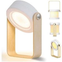 Dimmbare Touch LED Nachttischlampe Retro Tischlampe mit Holzgriff 3 Helligkeitsstufen Faltbare tragbare Tischlampe mit Dimmbare Touch LED Nachttischlampe Retro Tischlampe mit Holzgriff 3 Helligkeitsstufen Faltbare tragbare Tischlampe mit von KZQ