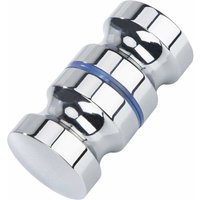 KZQ - Duschtürknopf, runder Türgriff aus Aluminiumlegierung für Badezimmer-Glastür-Schiebetür KZQ - Duschtürknopf, runder Türgriff aus Aluminiumlegierung für Badezimmer-Glastür-Schiebetür von KZQ