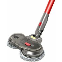 Elektrischer Wischmopp-Aufsatz für Dyson V11 V10 V8 V7 – inkl. Wassertank und 6 Wischtüchern – 2-in-1-Bürstenaufsatz für Dyson Animal, Absolute, von KZQ
