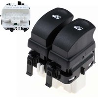 Fensterheberknopf für Clio 3 Modus Sockel Farbe Weiß 8200214943 von KZQ