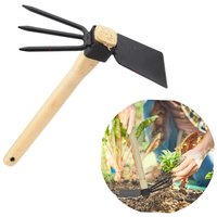 KZQ - Gartengeräte Unkrauthacken für die Gartenarbeit Kleine Hacke und Grubber Handgrubberhacke Kompakte Gartenhacke Tragbare Hacke Gartengeräte von KZQ