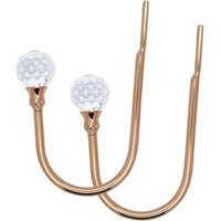 Gold, 2 Stück, Kristall-Vorhang-Raffhalter, U-Design, Haken, Vorhang-Raffhalter, Metall-Vorhang-Raffhalter, Vorhang-Raffhalter Gold, 2 Stück, Kristall-Vorhang-Raffhalter, U-Design, Haken, Vorhang-Raffhalter, Metall-Vorhang-Raffhalter, Vorhang-Raffhalter von KZQ