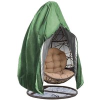 KZQ - Hängesesselbezug, Hängesessel Schutzhülle, wasserdichte Möbelabdeckung mit Reißverschluss, 190 x 115 cm (Grün) von KZQ