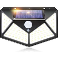 IOTSES 100 LED 2200 mAh Solarlicht für den Außenbereich, 3 Modi mit 270º Bewegungsmelder auf vier Seiten, IP65 wasserdichtes Flutlicht für Garten, IOTSES 100 LED 2200 mAh Solarlicht für den Außenbereich, 3 Modi mit 270º Bewegungsmelder auf vier Seiten, IP65 wasserdichtes Flutlicht für Garten, von KZQ