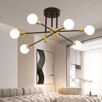 Industrielle Deckenleuchte, 6 Lichter Vintage Sputnik Kronleuchter, Moderne Metall Pendelleuchte Leuchte E27 Sockel Deckenlampe Industrielle Deckenleuchte, 6 Lichter Vintage Sputnik Kronleuchter, Moderne Metall Pendelleuchte Leuchte E27 Sockel Deckenlampe von KZQ