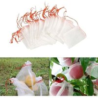 KZQ - 100 Stück Insektenschutz-Netzbeutel, Nylon-Gartennetz, wiederverwendbare Obst- und Pflanzenschutzbeutel, Anti-Vogel-Traubenbeutel mit Kordelzug KZQ - 100 Stück Insektenschutz-Netzbeutel, Nylon-Gartennetz, wiederverwendbare Obst- und Pflanzenschutzbeutel, Anti-Vogel-Traubenbeutel mit Kordelzug von KZQ