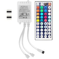 KZQ - 12V 24V IR-Funkfernbedienung und RGB-LED-Controller, RGB-Steuerbox zur Fernsteuerung von smd 5050 3528 RGB-LED-Streifen KZQ - 12V 24V IR-Funkfernbedienung und RGB-LED-Controller, RGB-Steuerbox zur Fernsteuerung von smd 5050 3528 RGB-LED-Streifen von KZQ