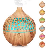 KZQ - 180 ml Diffusor für ätherische Öle, USB-Ultraschall-Aromatherapie-Luftbefeuchter mit 7 farbigen LED-Leuchten, Aroma-Diffusor für Schlafzimmer, KZQ - 180 ml Diffusor für ätherische Öle, USB-Ultraschall-Aromatherapie-Luftbefeuchter mit 7 farbigen LED-Leuchten, Aroma-Diffusor für Schlafzimmer, von KZQ