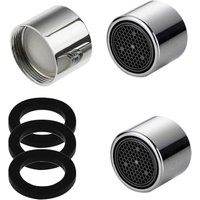 KZQ - 3-teiliger Wasserhahn-Strahlregler, wassersparender Wasserhahn-Strahlregler mit Edelstahlfilter für Badezimmer- und Küchenspülen-Wasserhahn, von KZQ