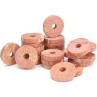 KZQ - 30x Natürlicher Bio-Mottenschutz aus Zedernholz, Wirksamer Mottenschutz für den Kleiderschrank, 100% Naturprodukt, Chemiefreier Mottenschutz von KZQ
