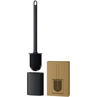 42,1 x 9,4 x 4,8 cm) Silikon-Toilettenbürste, Silikon-Toilettenbürste und -halter, flexibler TPR-Toilettenbürstenkopf, Anti-Tropf-Toilettenbürste, von KZQ