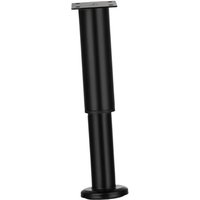 4er-Set Metallstützbeine für Bett und Möbel (25–42 mm, Schwarz) - KZQ von KZQ