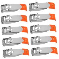 KZQ - 51 x 18 mm, 10 Stück, Downlight-Federklammer-Befestigungen, Stahlfeder-Deckenleuchten, Panel-Leuchten, LED-Deckenpanel-Lampenclips, KZQ - 51 x 18 mm, 10 Stück, Downlight-Federklammer-Befestigungen, Stahlfeder-Deckenleuchten, Panel-Leuchten, LED-Deckenpanel-Lampenclips, von KZQ
