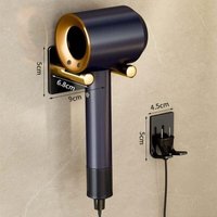 An der Wand montierter Haartrocknerhalter, Aufbewahrungsregal für Haartrockner ohne Bohren für Badezimmer An der Wand montierter Haartrocknerhalter, Aufbewahrungsregal für Haartrockner ohne Bohren für Badezimmer von KZQ