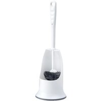 Badezimmer-Toilettenbürste und -halter, mit kratzfesten TPR-Borsten, Unterrandbürstenkopf Badezimmer-Toilettenbürste und -halter, mit kratzfesten TPR-Borsten, Unterrandbürstenkopf von KZQ