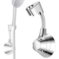 KZQ - Duschkopfhalter ohne Bohren, Duschkopfaufhänger, Wandmontierter Handbrausehalter, belastbar bis 5 kg, Brausehalter, für Duschkopf Handbrause KZQ - Duschkopfhalter ohne Bohren, Duschkopfaufhänger, Wandmontierter Handbrausehalter, belastbar bis 5 kg, Brausehalter, für Duschkopf Handbrause von KZQ