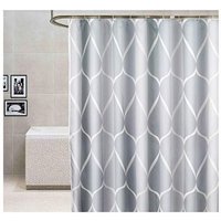 KZQ - Duschvorhang, 200 x 200 cm, schimmelresistent, wasserdicht, verdicktes Polyestergewebe, Badezimmer-Duschvorhang-Einlage, langer Badvorhang mit KZQ - Duschvorhang, 200 x 200 cm, schimmelresistent, wasserdicht, verdicktes Polyestergewebe, Badezimmer-Duschvorhang-Einlage, langer Badvorhang mit von KZQ