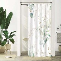 KZQ - Duschvorhang, kleiner Badvorhang, schimmelresistent, wasserdicht, Polyestergewebe, waschbar, mit 12 Haken, 90 x 180 cm KZQ - Duschvorhang, kleiner Badvorhang, schimmelresistent, wasserdicht, Polyestergewebe, waschbar, mit 12 Haken, 90 x 180 cm von KZQ