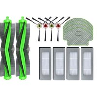 KZQ - Ersatz-Reinigungszubehör-Set für Staubsauger Irobot Roomba Combo 113 R113840, Ersatzteile für Kehrroboter, 2 Walzenbürsten + 4 Filter + 4 KZQ - Ersatz-Reinigungszubehör-Set für Staubsauger Irobot Roomba Combo 113 R113840, Ersatzteile für Kehrroboter, 2 Walzenbürsten + 4 Filter + 4 von KZQ