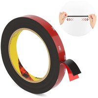 KZQ - Extra starkes doppelseitiges Klebeband, doppelseitig klebend, wasserfest und hochtemperaturbeständig (3 m 15 mm) von KZQ