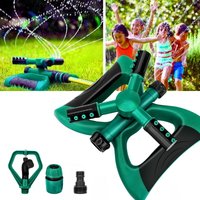 Gartensprinkler, 360° drehbares automatisches Bewässerungssystem, Rasenbewässerungssystem mit großer Flächenabdeckung und auslaufsicherem Design, von KZQ