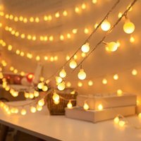 KZQ - Globe-Lichterkette, 6 m, 40 LEDs, batteriebetrieben, 2 Modi, einfarbig und hell, Lichterkette für den Innenbereich, Dekoration für Weihnachten, KZQ - Globe-Lichterkette, 6 m, 40 LEDs, batteriebetrieben, 2 Modi, einfarbig und hell, Lichterkette für den Innenbereich, Dekoration für Weihnachten, von KZQ