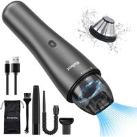 KZQ - Handstaubsauger, Mini-Akku-Staubsauger mit wiederaufladbarem Akku und waschbarem HEPA-Filter, 7000 Pa, 70 w, leistungsstarker Autostaubsauger, von KZQ