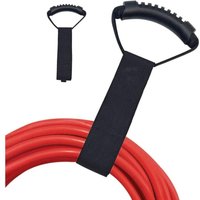 KZQ Brennholz von 43,2 x 19,1 cm, manueller Luftständer für Grill, Kamin und Camping, Farbe Schwarz von KZQ